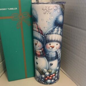Snowman 20 oz. Skinny Tumbler